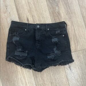 Wild Fable Black Distressed Jean Shorts
